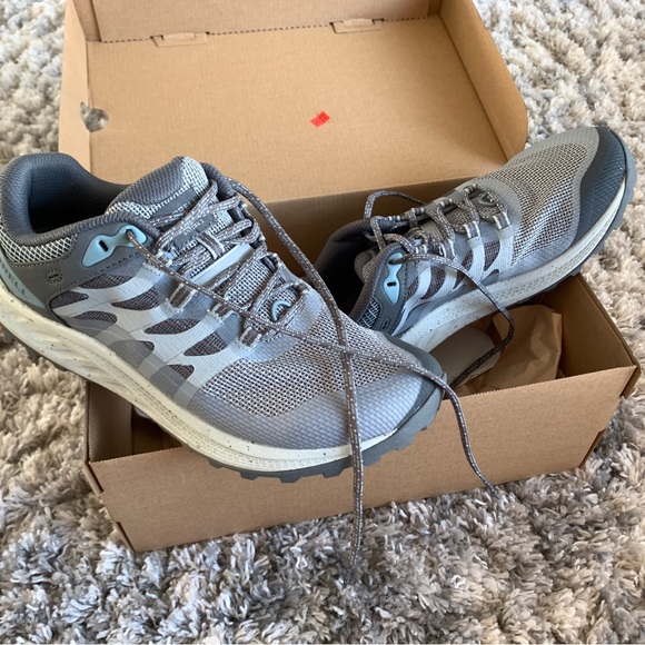 Merrell Hiking Runners Grey Size 9.5 - Picture 3 of 5